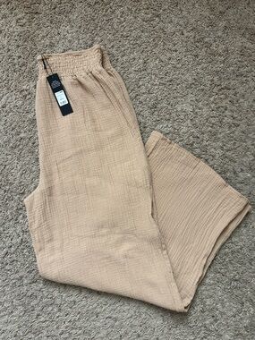 Gigi Gauze Pant- Mocha